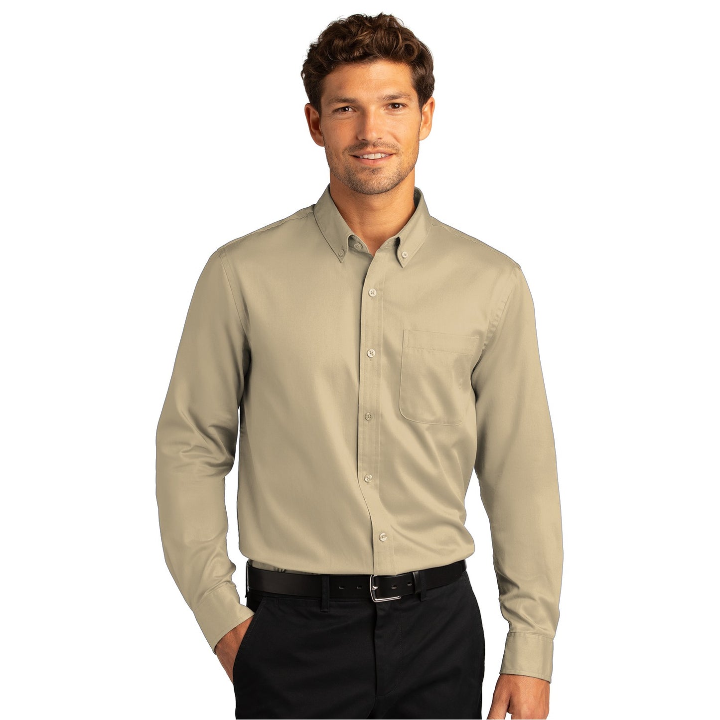 Port Authority® Men's Long Sleeve SuperPro React™ Twill Shirt