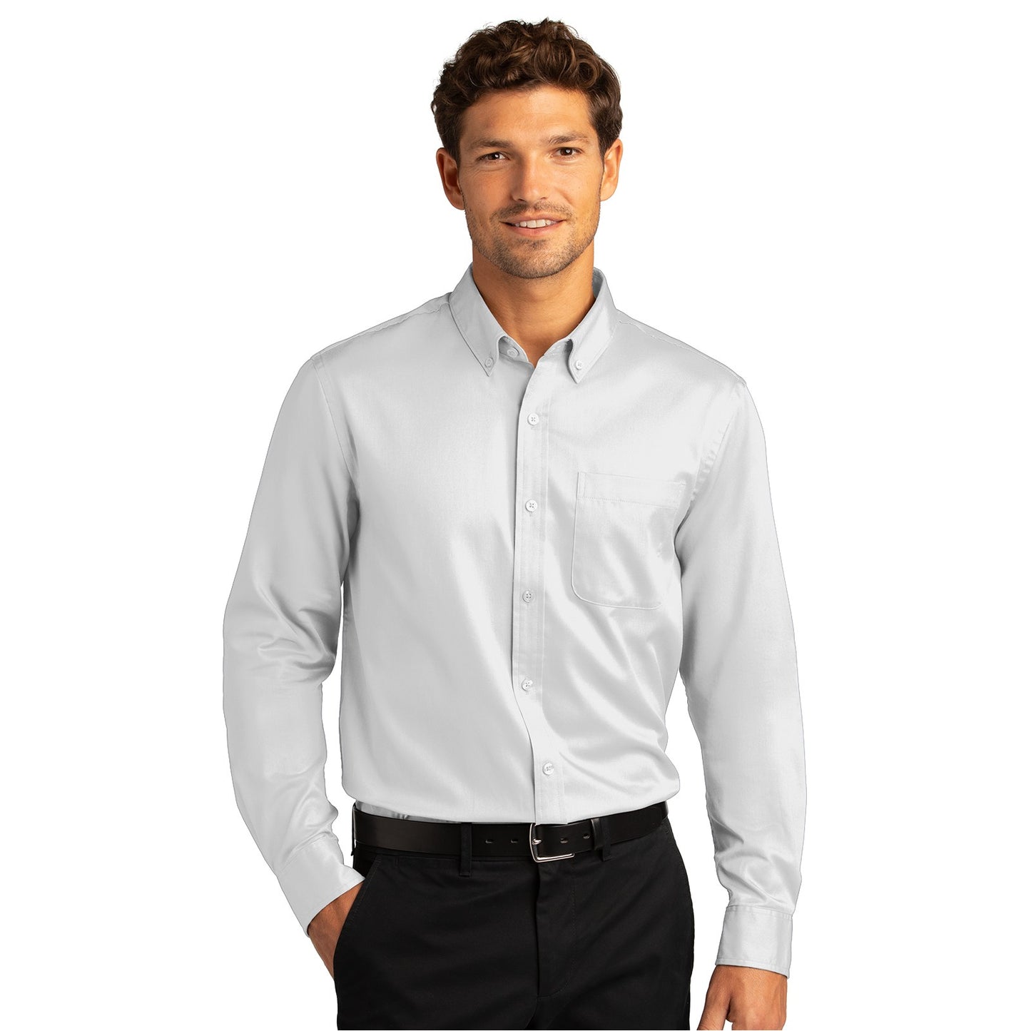 Port Authority® Men's Long Sleeve SuperPro React™ Twill Shirt