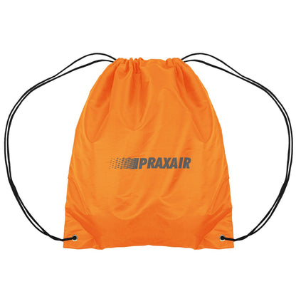 14.5x17.5 210D Polyester Drawstring Backpack