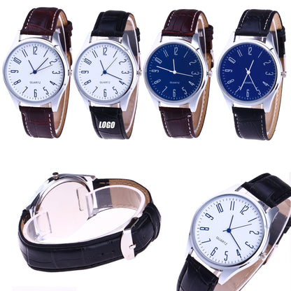 Unisex Leather Band Watch