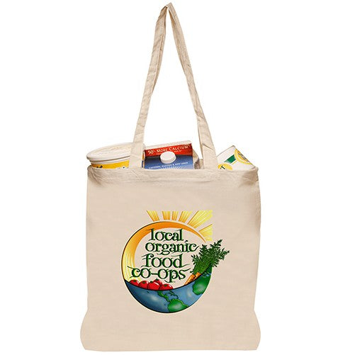 Natural Cotton Fiber Tote Bags (14.5