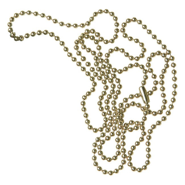 Metal Ball Chain - Gold, 3