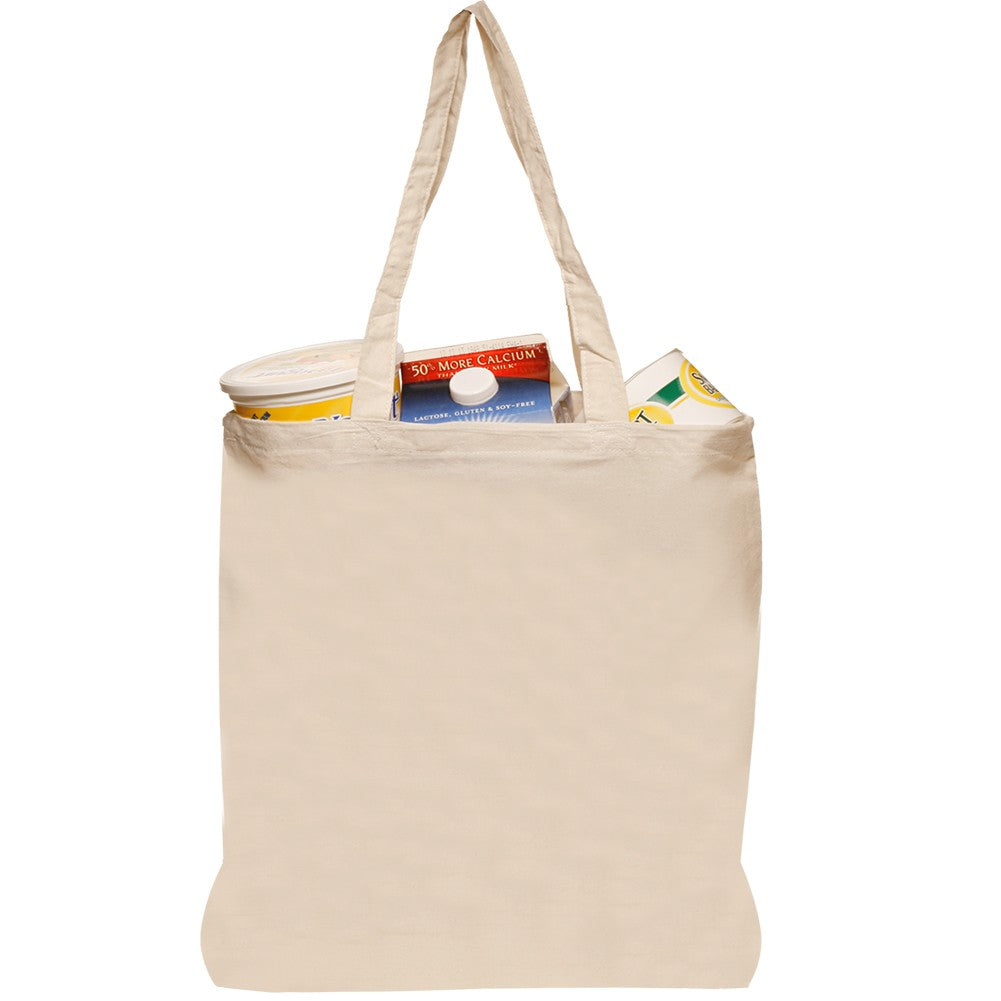 Natural Cotton Fiber Tote Bags (14.5"x16")