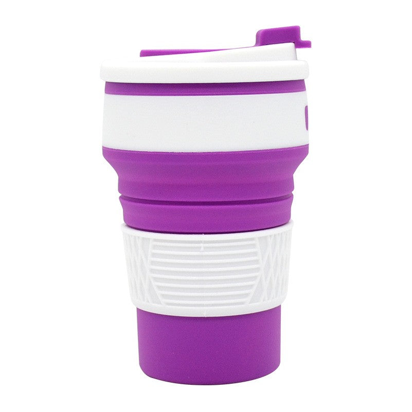 12 Oz. Silicone Collapsible Travel Mug