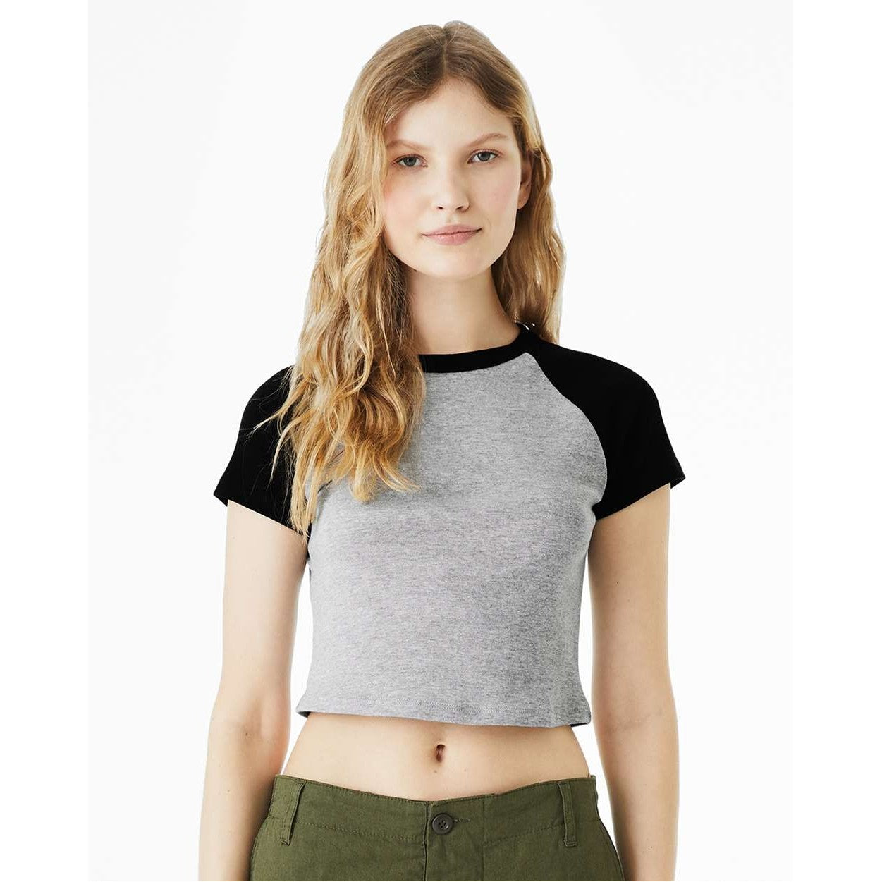 Women's Micro Rib Raglan Baby Tee