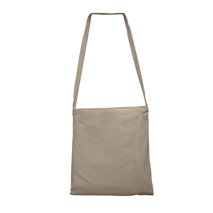 MESSENGER BAG WITH LONG HANDLES - Blank (Natural)