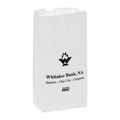 White Kraft Paper Popcorn Bag (Size 2 Lb.)