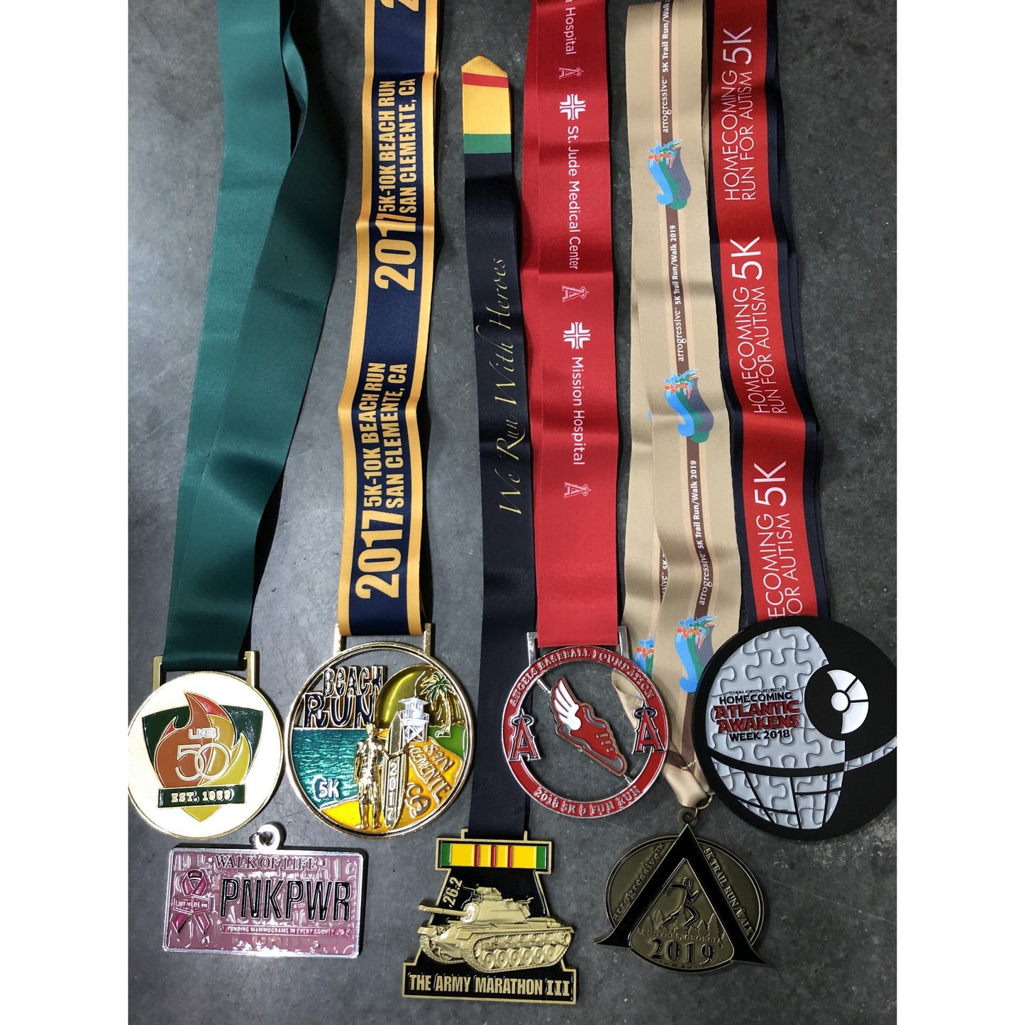 3"- 4" Custom Race Run Medal