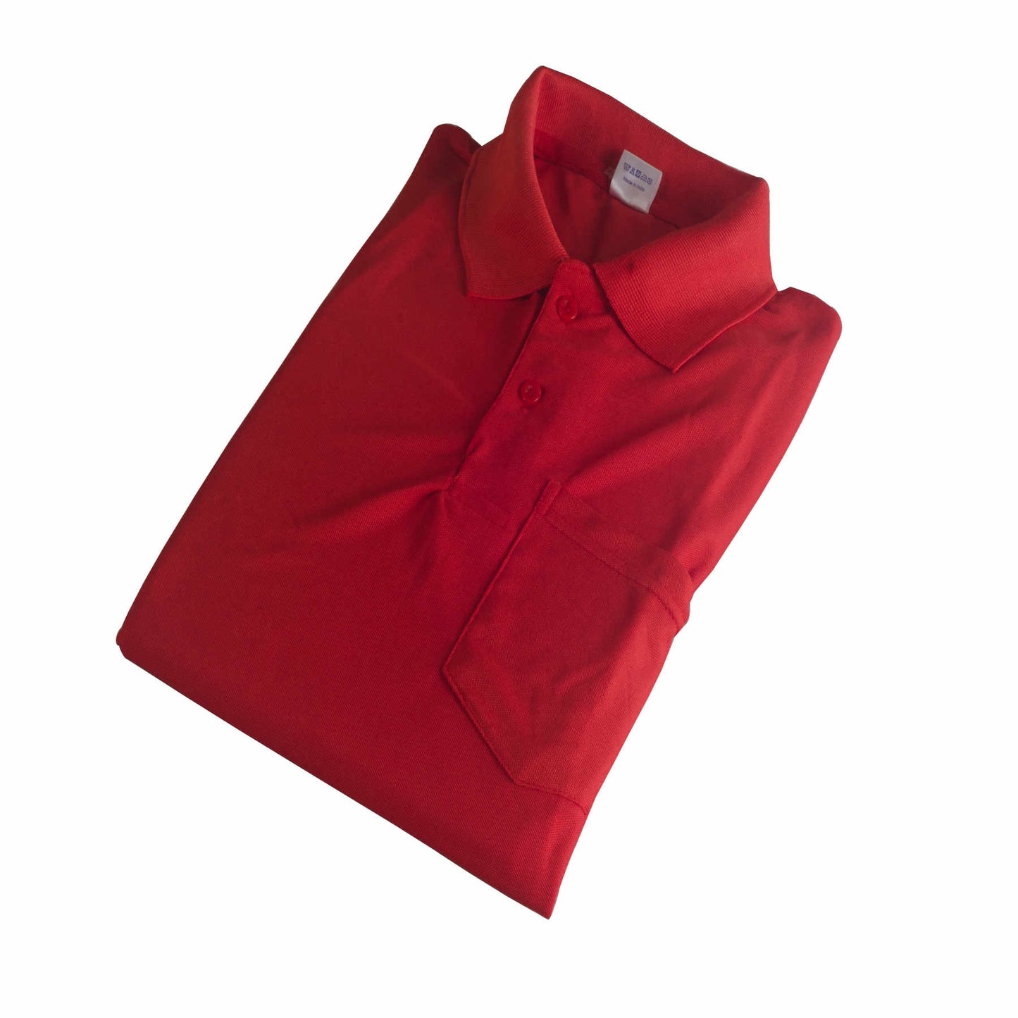 Red Short Sleeve Polyester Polo T-Shirt