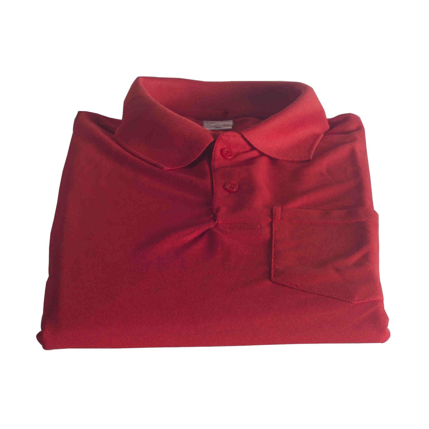 Red Short Sleeve Polyester Polo T-Shirt