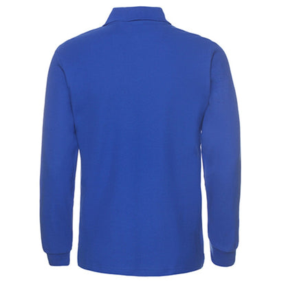 Ribbed Cuffs Custom Long Sleeve Polo Shirt