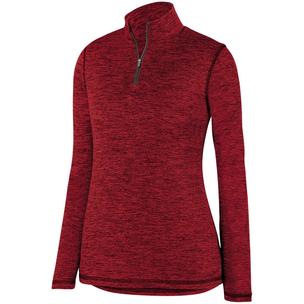 Ladies' Intensify Black Heather 1/4 Zip Pullover