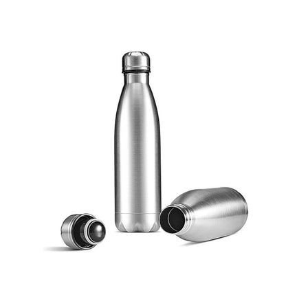 17 Oz. Bullet Shaped Stainless Steel Thermos