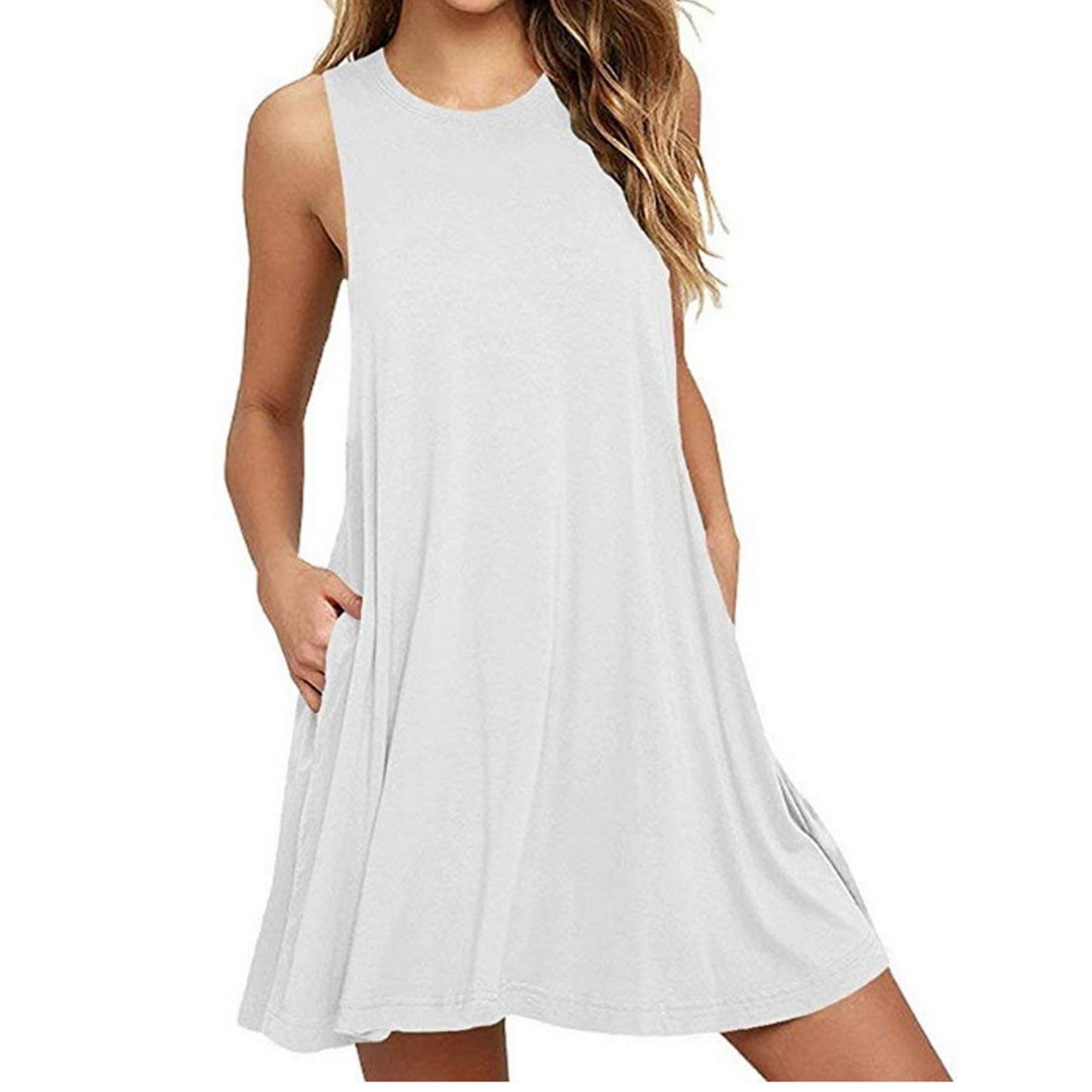 Sleeve A-line Dress