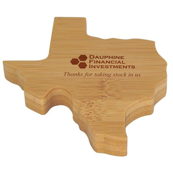 Bamboo Texas Paperweight