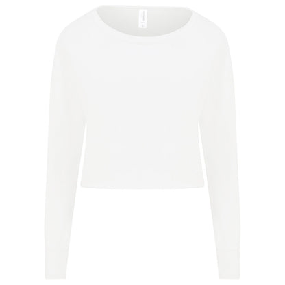 ALL WE DO is Ladies' Cropped Pullover Sweatshirt