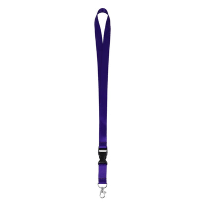 3/4" Full Color Dye Sublimated Lanyard w/ Lobster Hook and Plastic Buckle