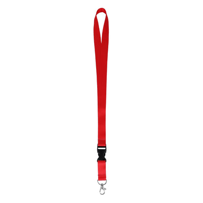 3/4" Full Color Dye Sublimated Lanyard w/ Lobster Hook and Plastic Buckle