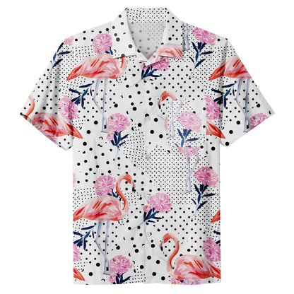 Mens Hawaiian Short Sleeve Casual Button Down Tropical Beach Shirt