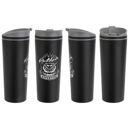 Commuter 17 oz Double Wall Polypropylene Tumbler with Flip Top Closure