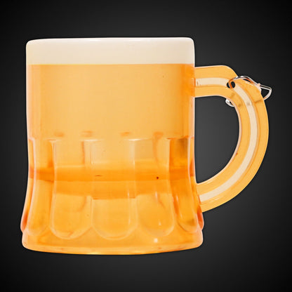 Mini Amber Yellow Beer Mug Medallion