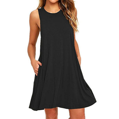 Sleeve A-line Dress