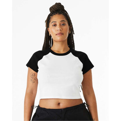 Women's Micro Rib Raglan Baby Tee