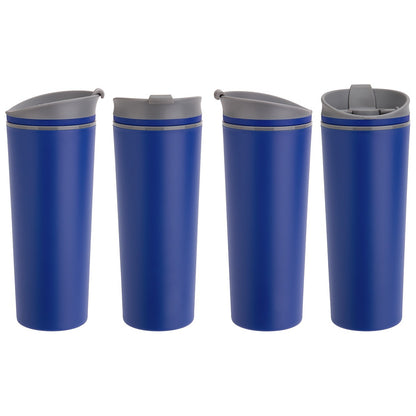 Commuter 17 oz Double Wall Polypropylene Tumbler with Flip Top Closure