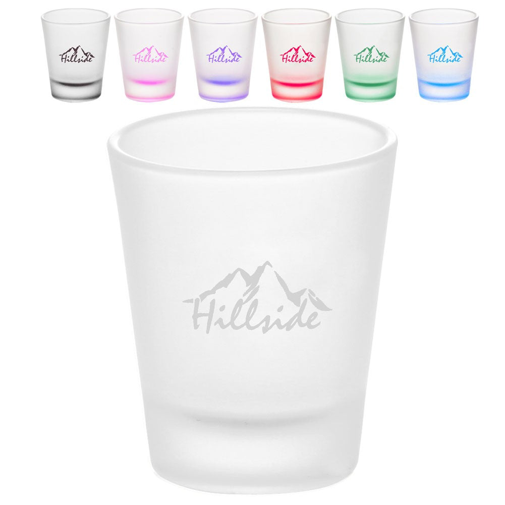 2 Oz. Frosted Glass Shot Glasses