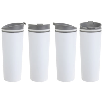 Commuter 17 oz Double Wall Polypropylene Tumbler with Flip Top Closure