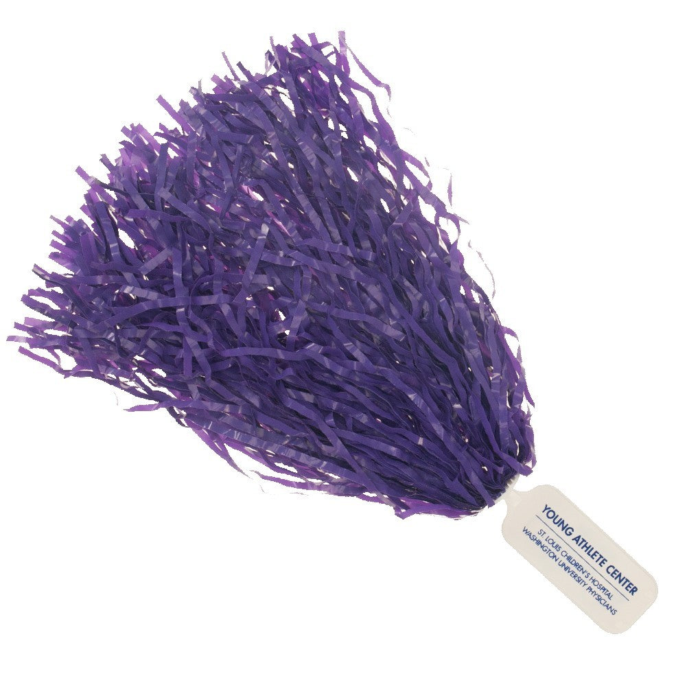 500-Streamer Solid Paddle Handle Pom Poms