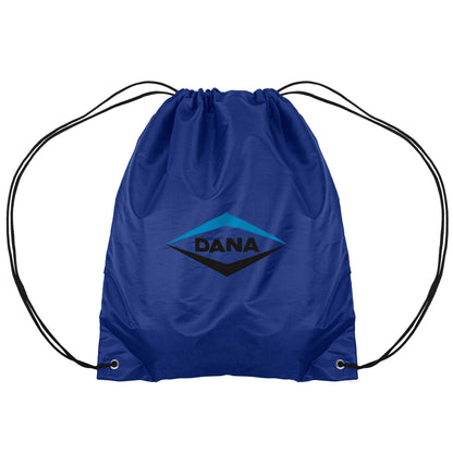 14.5x17.5 210D Polyester Drawstring Backpack