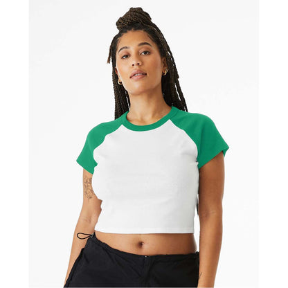 Women's Micro Rib Raglan Baby Tee