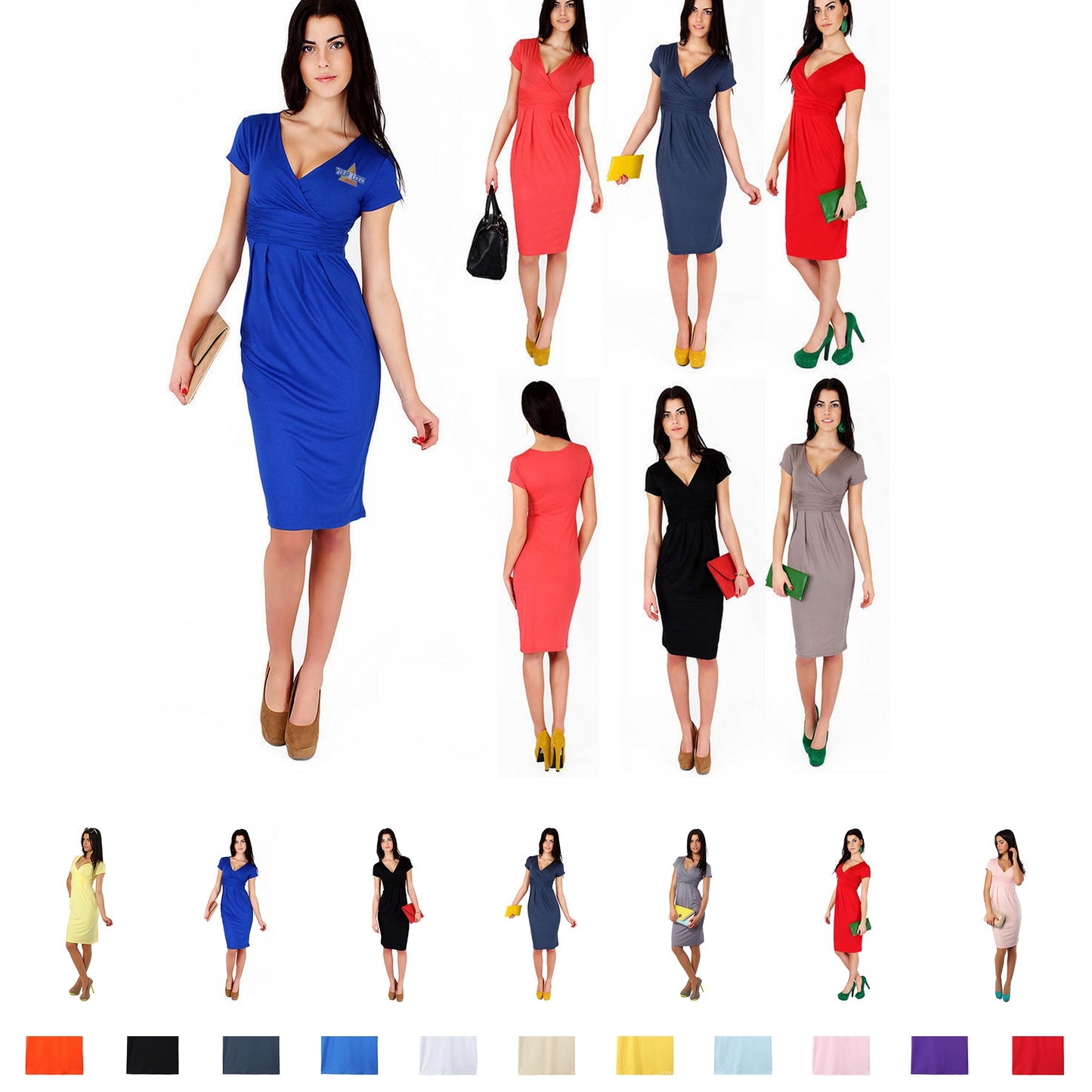 Women's Summer V Neck Dress