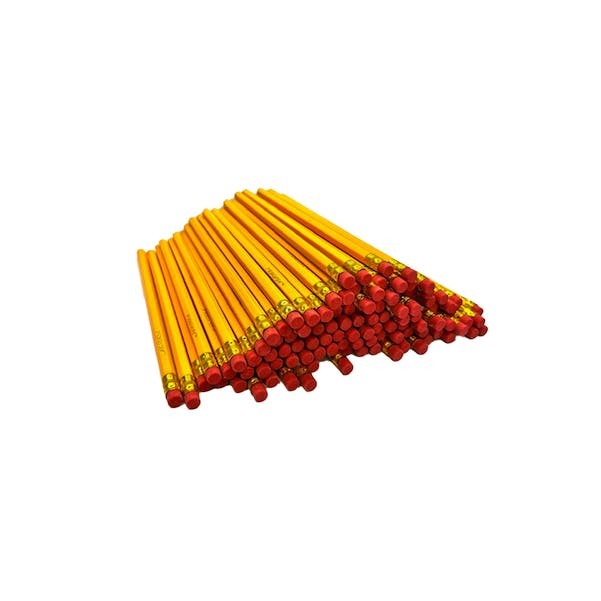 Pencils in Bulk - 576 Count, Yellow (Case of 1)