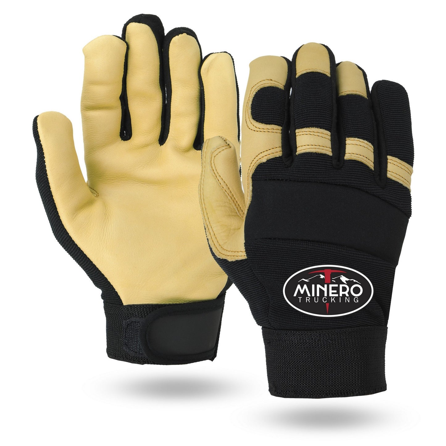 Premium Cowhide Leather Mechanics Gloves