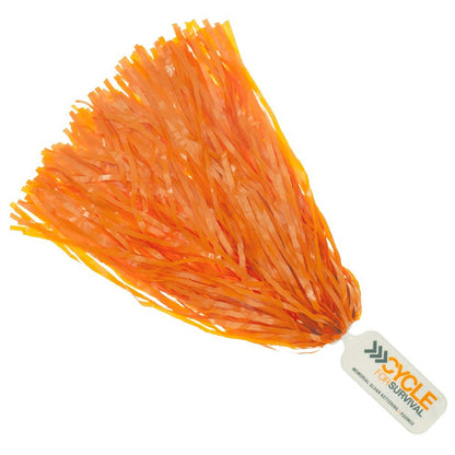 500-Streamer Solid Paddle Handle Pom Poms