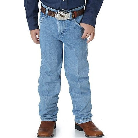 Boy's Stonebleach Blue Cowboy Cut Original ProRodeo Jeans