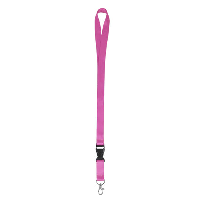 3/4" Full Color Dye Sublimated Lanyard w/ Lobster Hook and Plastic Buckle