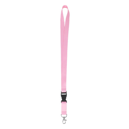 3/4" Full Color Dye Sublimated Lanyard w/ Lobster Hook and Plastic Buckle