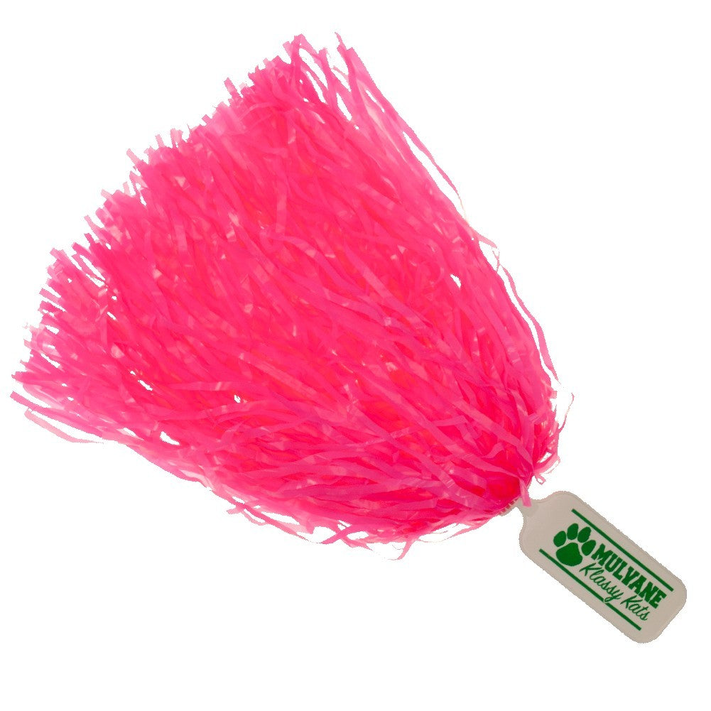 500-Streamer Solid Paddle Handle Pom Poms