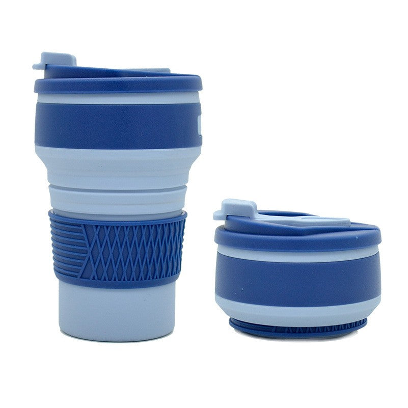 12 Oz. Silicone Collapsible Travel Mug