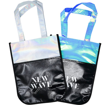 Laminated Iridescent Fashion Tote