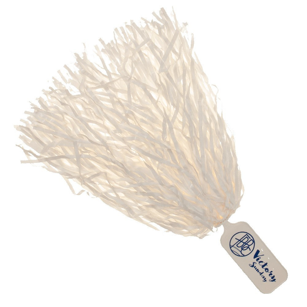 500-Streamer Solid Paddle Handle Pom Poms