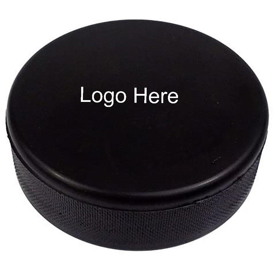 Black Stress Hockey Pucks