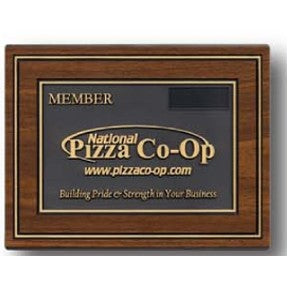 Stock 3D Plaque w/Wood Look (6