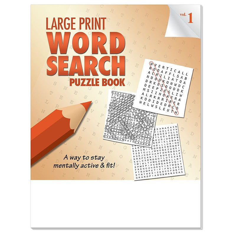 LARGE PRINT Word Search Puzzle Book - Volume 1