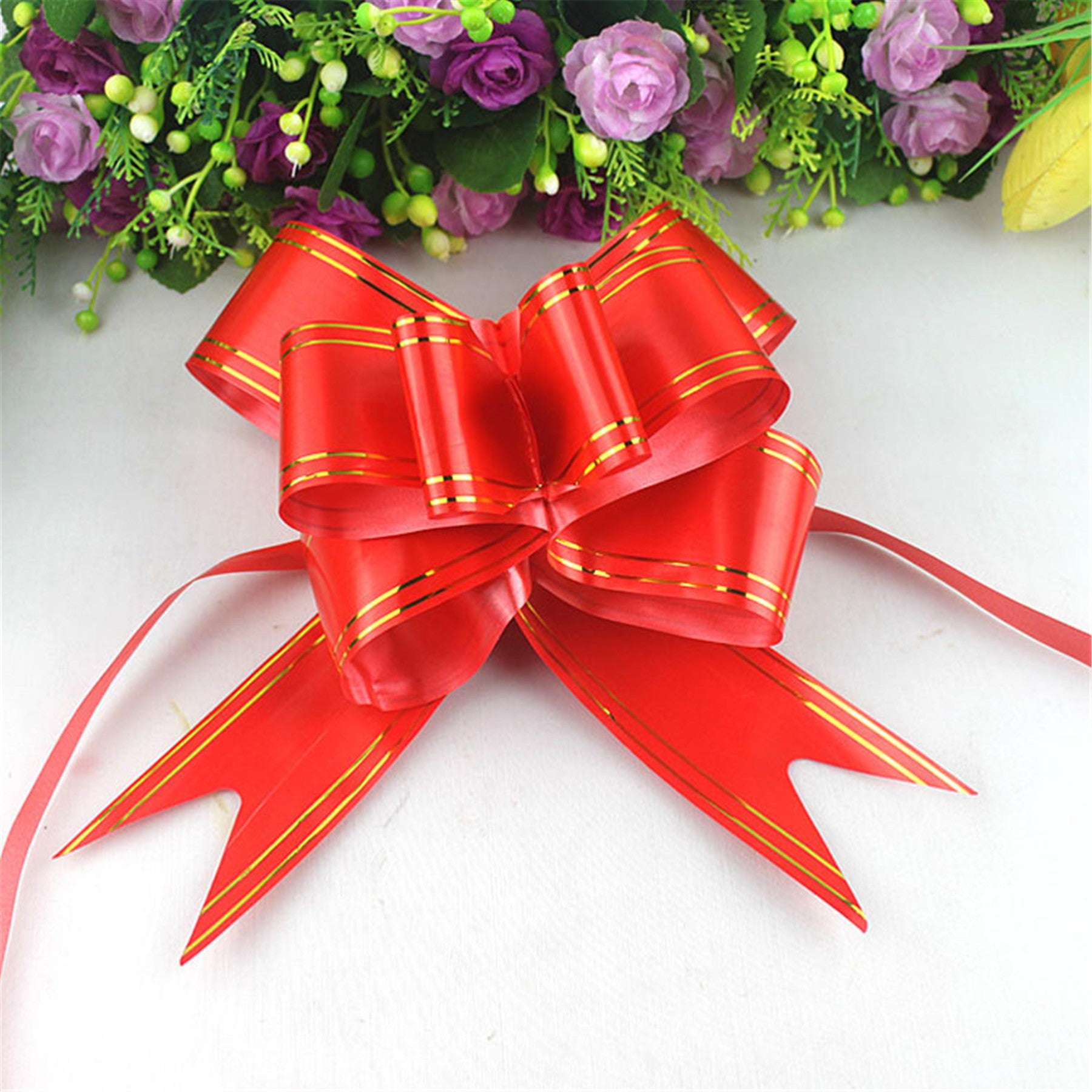 Pull flower ribbon bows