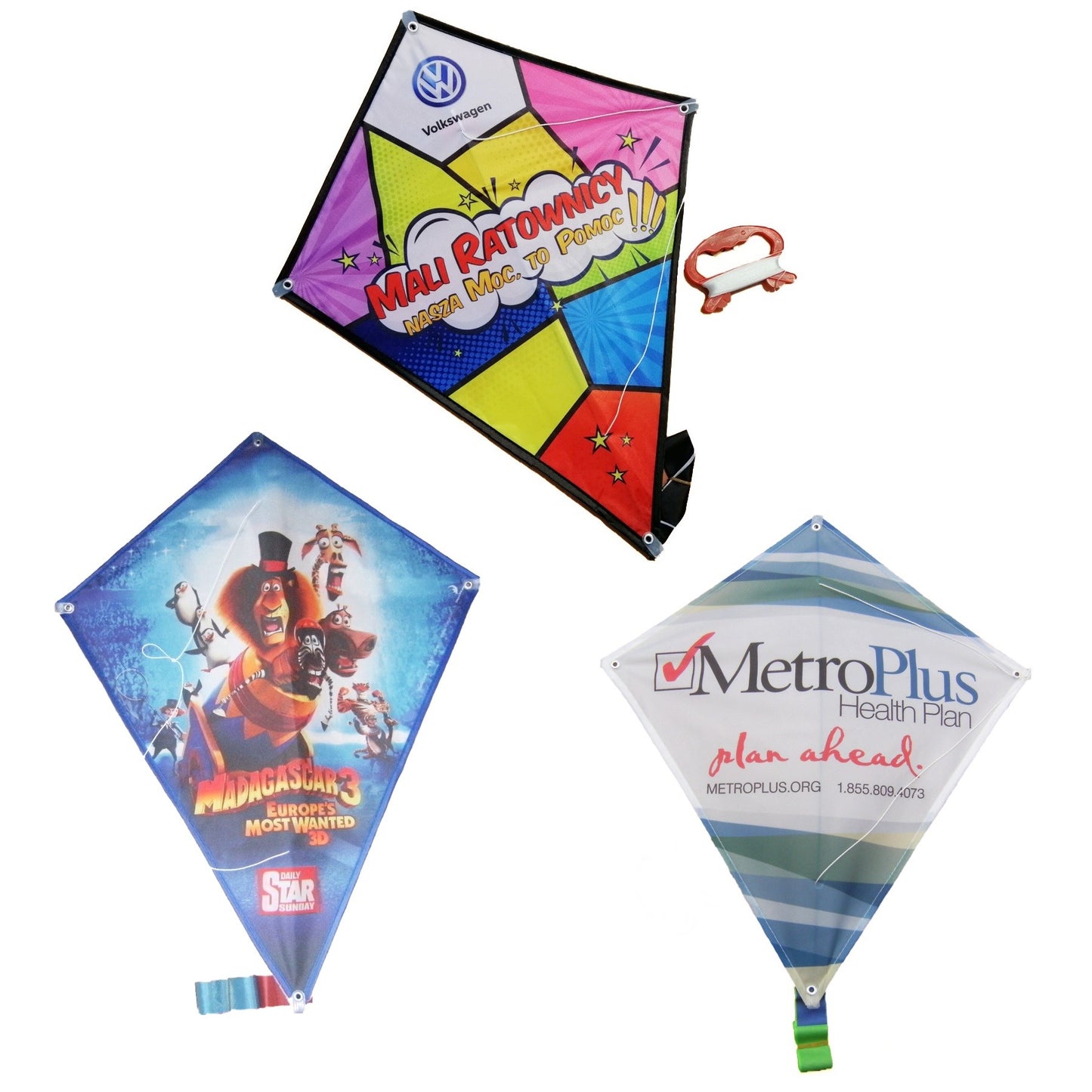 Full Color Polyester Diamond Advertising Kite