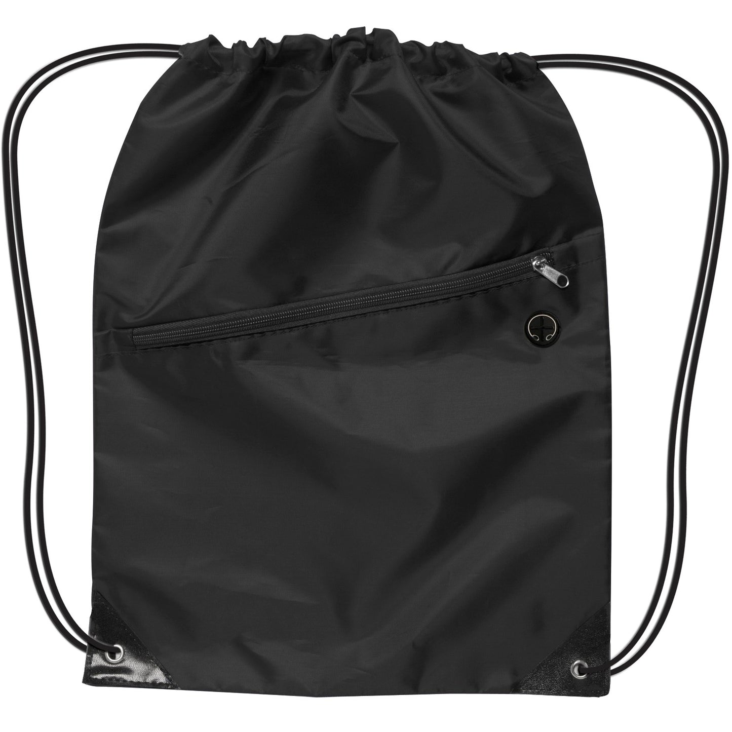 Drawstring Backpack w/ Zipper